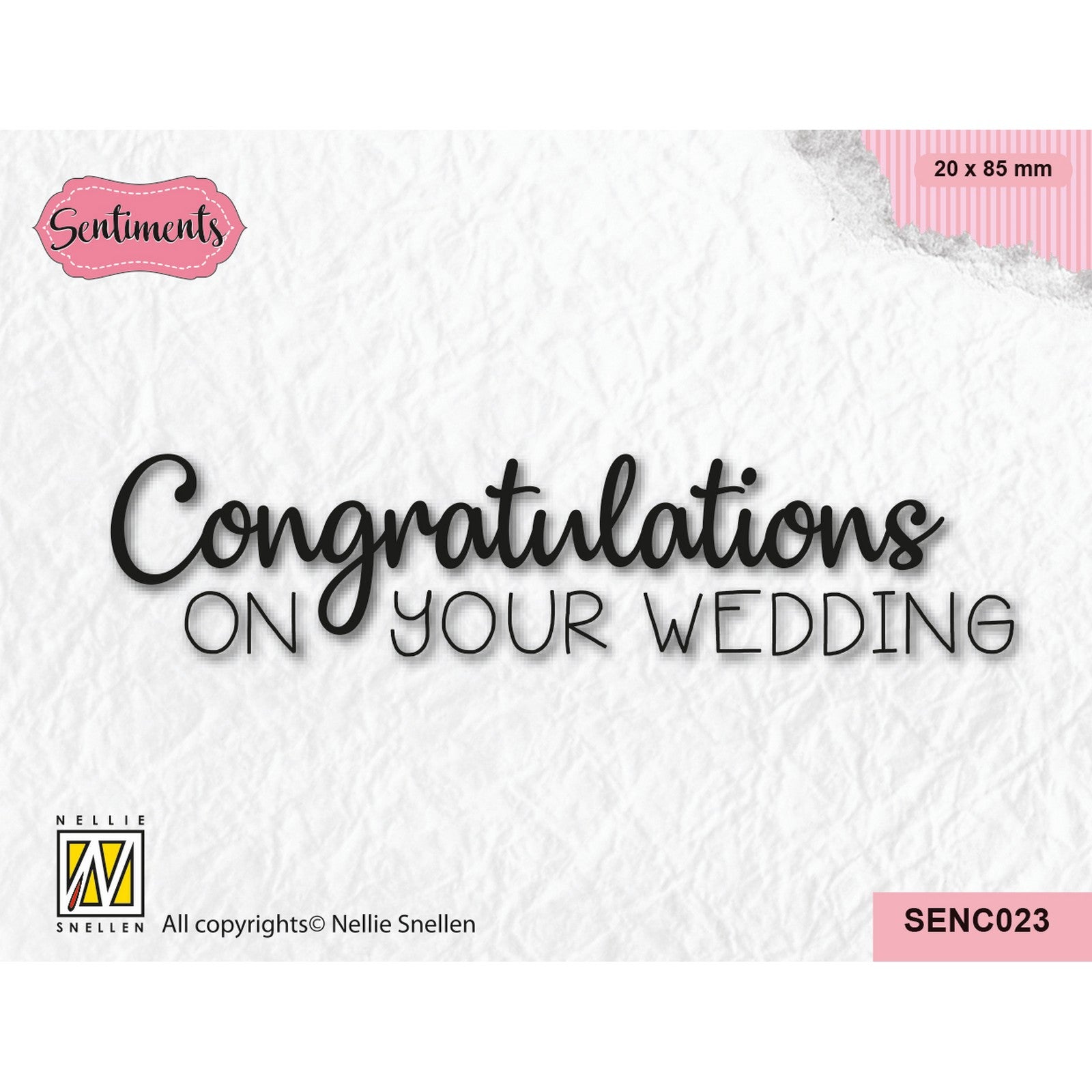 Nellie's choice • clear stamp congratulations