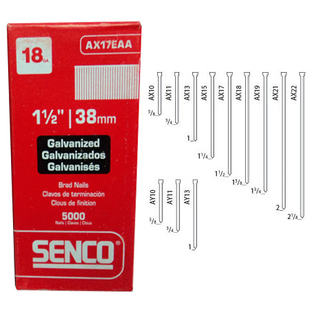 Senco brad 38mm | ax17eaa - ax17eaa