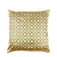 Seq home zijden kussenhoes goud bruin 45x45cm