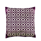 Seq home zijden kussenhoes paars champagne 45x45cm