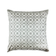 Seq home zijden kussenhoes zilver wit 45x45cm