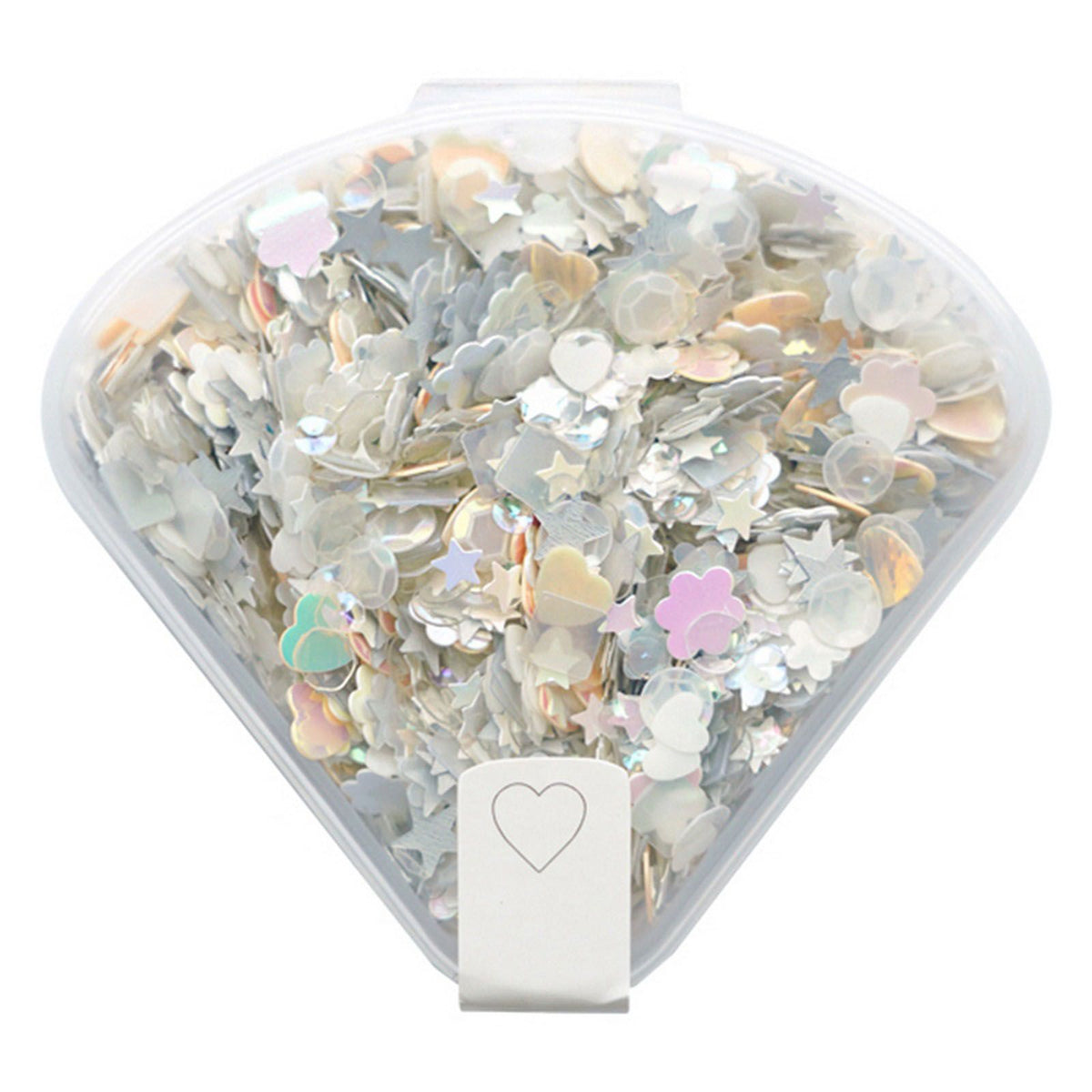 Nellie's choice • confetti white 20g in plastic box