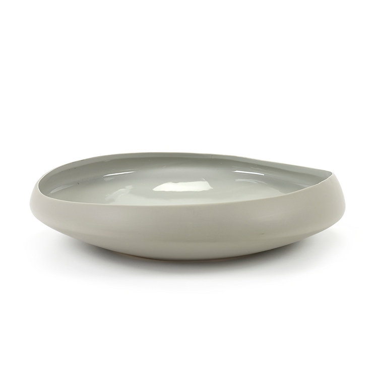 Serax onregelmatige schaal xl taupe ø45x10,3cm