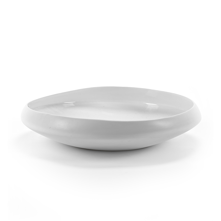 Serax onregelmatige schaal xl wit ø45x10,3cm