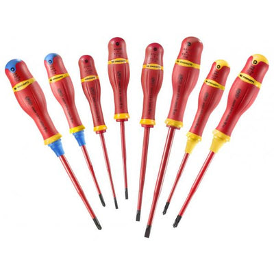 Facom atb.j8tve - set 8 schroevendraaier borneo slim bled - atb.j8tve