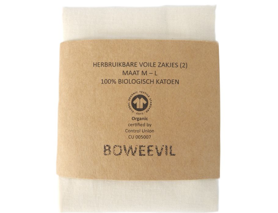 Bo weevil sandwich zakjes voile - 2 stuks: size m + l