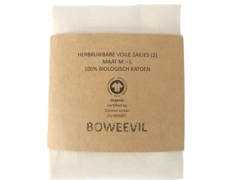 Bo weevil sandwich zakjes voile - 2 stuks: size m + l
