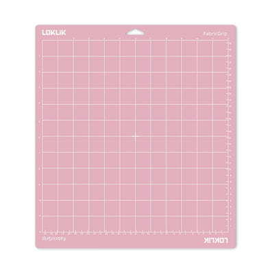 Loklik • snijmat fabric grip 30,5x30,5cm roze 3st.