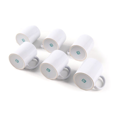 Loklik • sublimatiemokken blanco 325ml 6st.