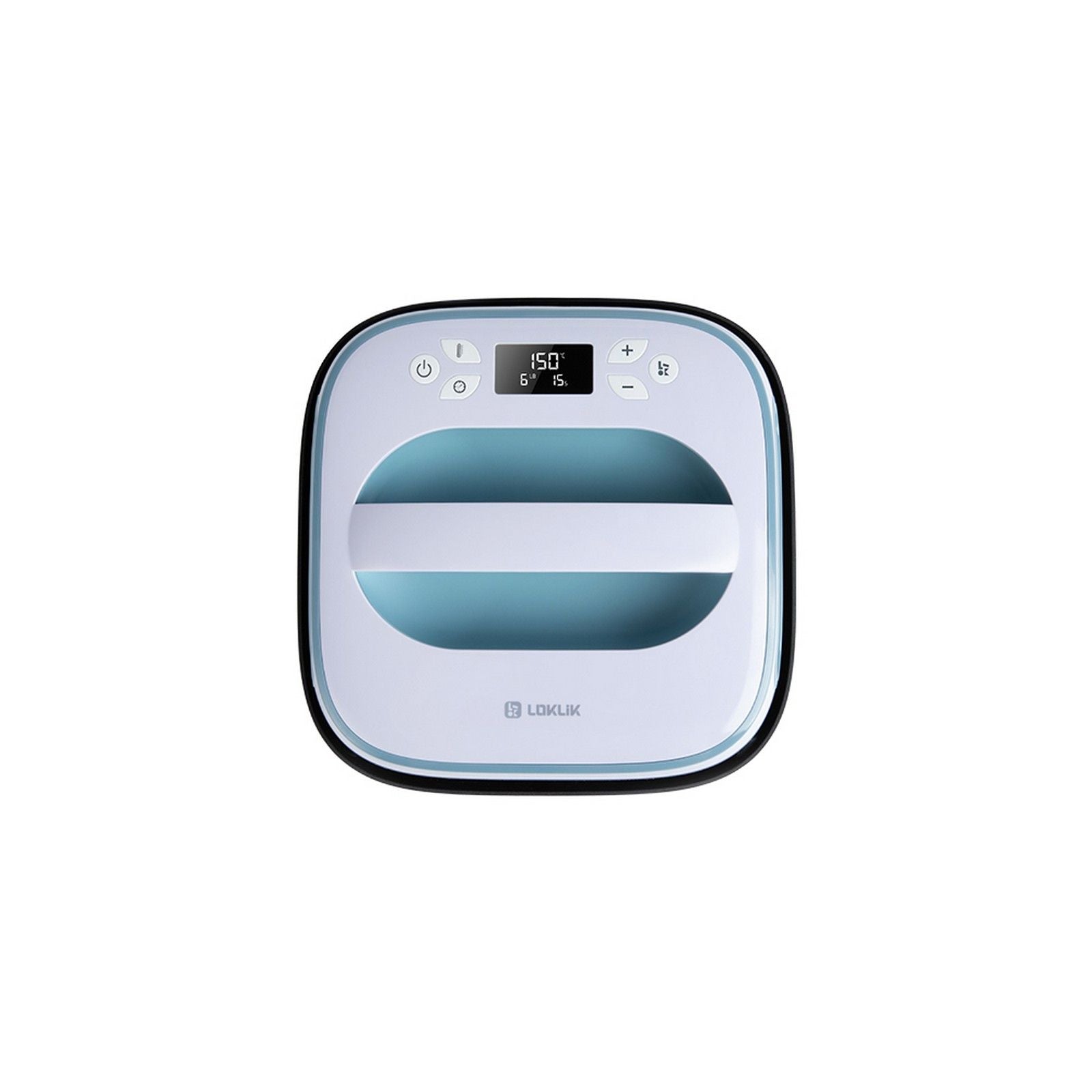 Loklik • easy heat press denim blauw