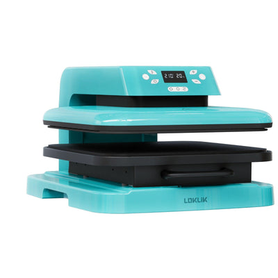 Loklik • auto heat press blauw