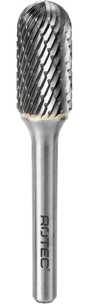 Rotec hm-stiftfrees, model c - z3 spiraalvertand ø6x18x50xø6mm - 4320605