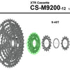 Shimano 17-19 teeth sprocket unit for cs-m9200 9-45