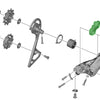Shimano axle unit for rd-r8000 rear derailleur bracket