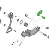Shimano axle unit for rd-rx805 rear derailleur bracket