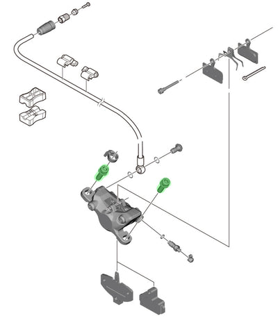 Shimano fixing bolt m6 x 18mm for caliper