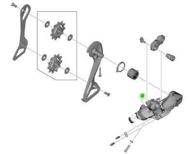 Shimano boot for ew-sd300 cable connection