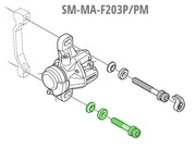 Shimano brake caliper mounting bolt m6 x 34.4mm for sm-ma-f203p pm - afbeelding 2