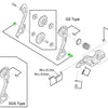 Shimano guide pully bolt for rd-m980 m985