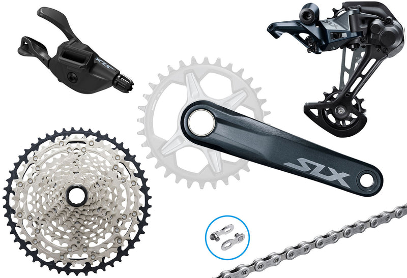 Shimano slx m7100 1x12-speed group | 165mm | 10-51 | i-spec ev