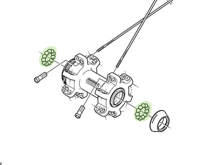 Shimano steel balls 5 32 (38 pieces)