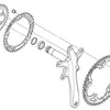 Shimano tiagra sora chainring bolts (5 pieces)