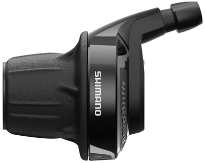 Shimano draaiversteller (links) 3-speed tourney sl-rv400 - zwart zilver