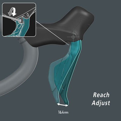 Shimano schalt- bremshebel ultegra di2 st-r8150 shift br.lever shim. ultegra di2 2sp