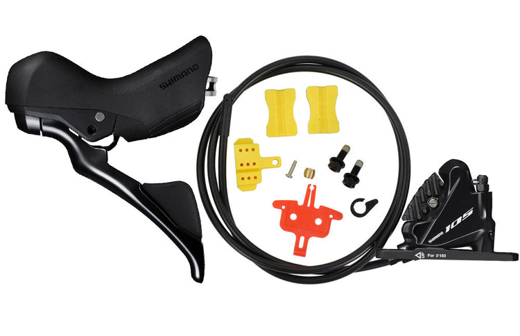 Shimano 105 st-r7025+br-r7070 2x11-speed disc brake set