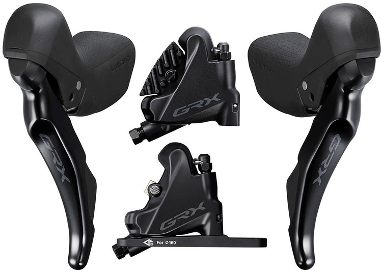 Shimano grx st-rx400+br-rx400 2x10-speed disc brake set