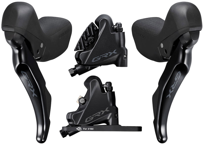 Shimano grx st-rx400+br-rx400 2x10-speed disc brake set