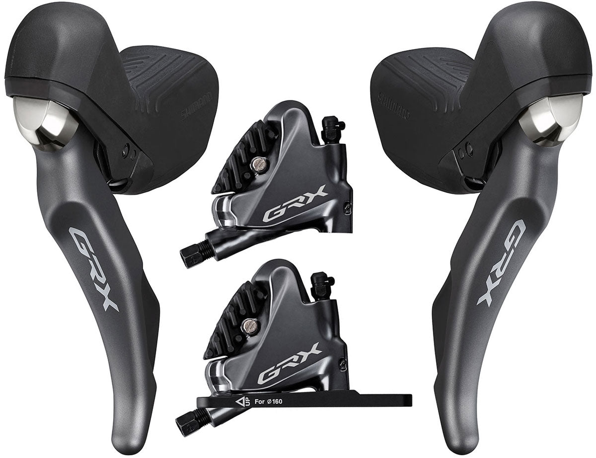 Shimano grx st-rx810+br-rx810 2x11-speed disc brake set