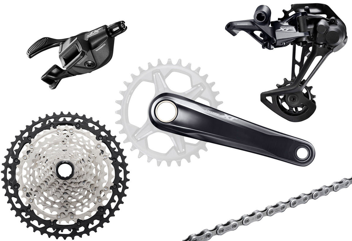 Shimano xt m8100 1x12-speed group i-spec ev 180mm 10-51