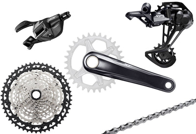 Shimano xt m8100 1x12-speed group i-spec ev 180mm 10-51