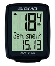 fietscomputer BC 7.16 zwart - afbeelding 1