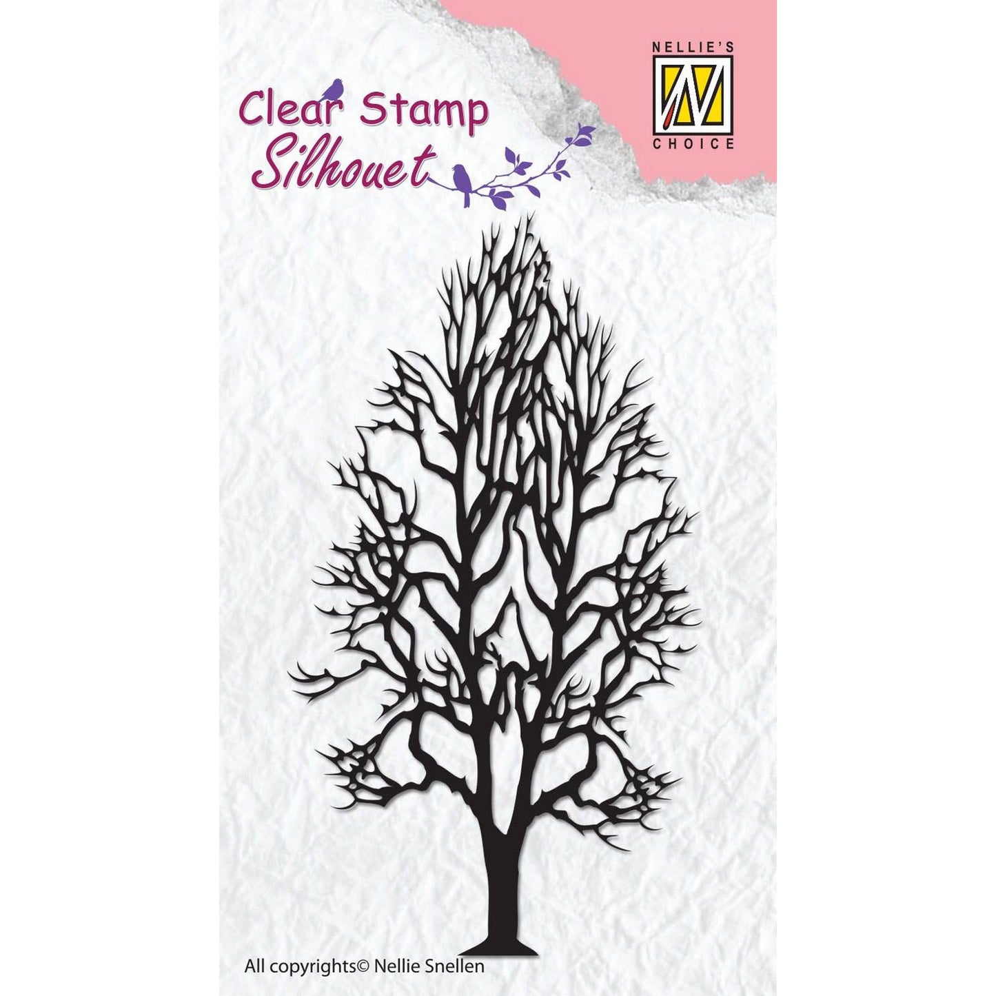Nellie's choice • silhouet clear stempels tree-2