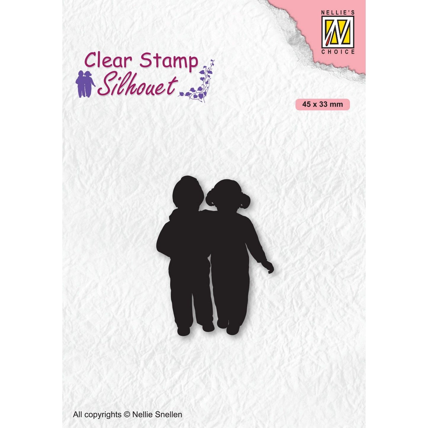 Nellie's choice • silhouet clear stempels close friends-2