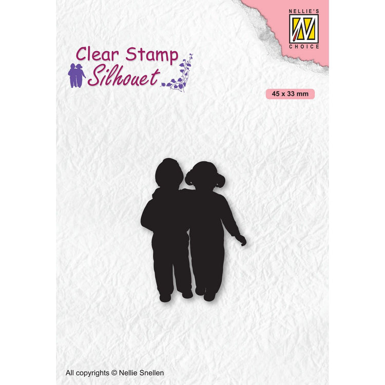 Nellie's choice • silhouet clear stempels close friends-2