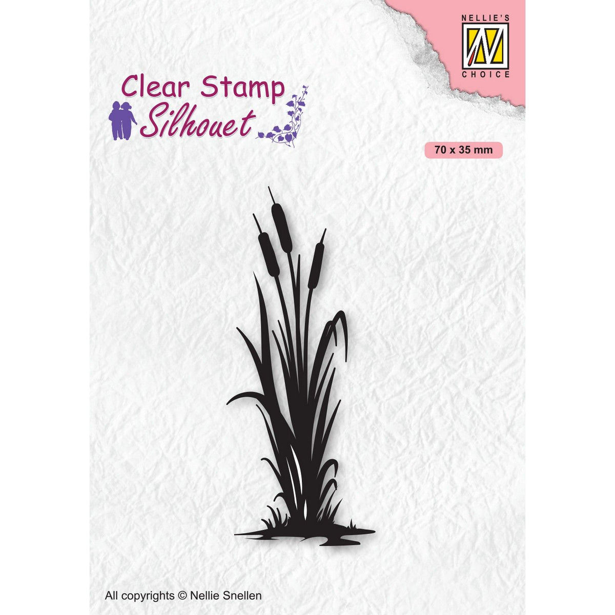 Nellie's choice • silhouet clear stempels bulrushes-2