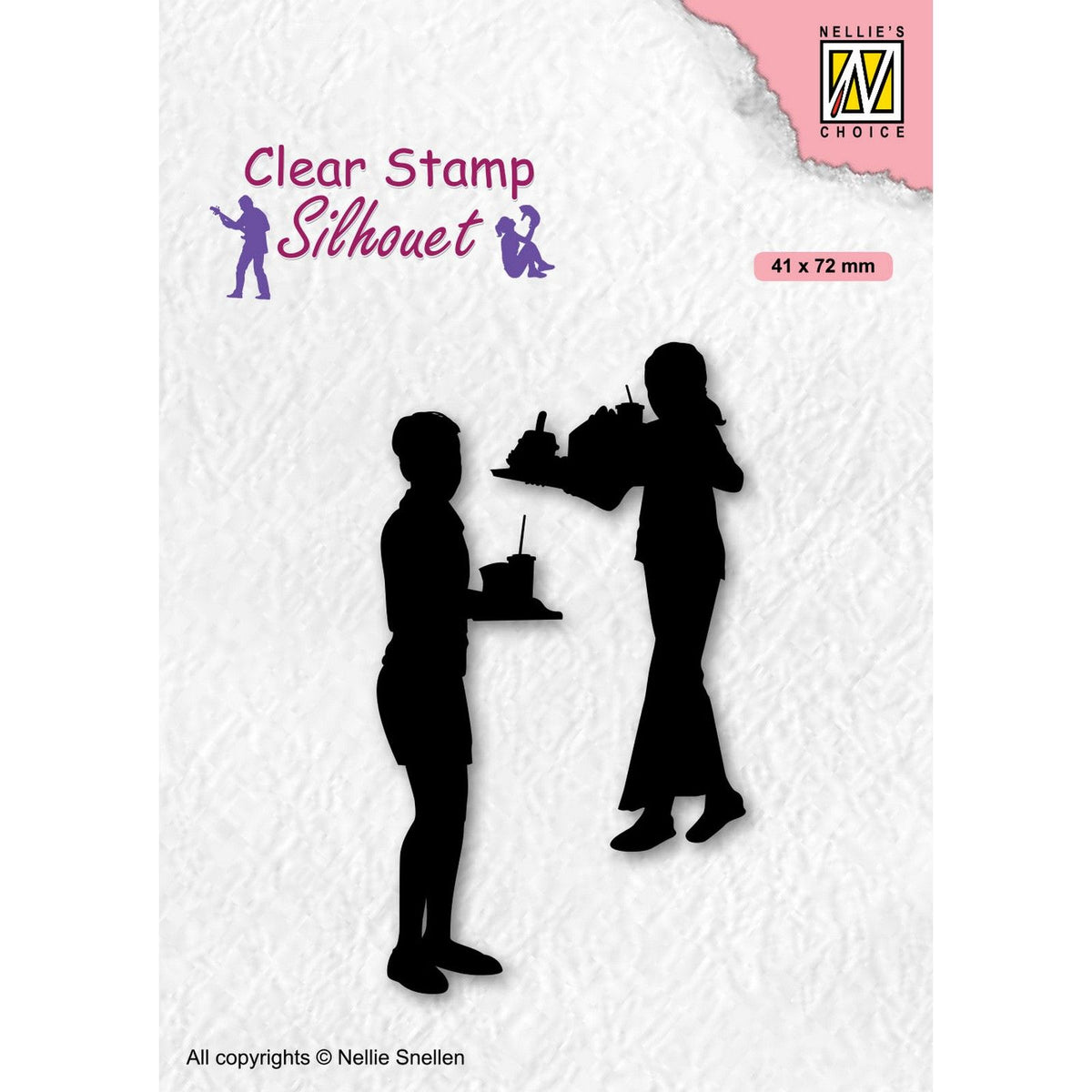 Nellie's choice • silhouet clear stempels teens-serie snack-time