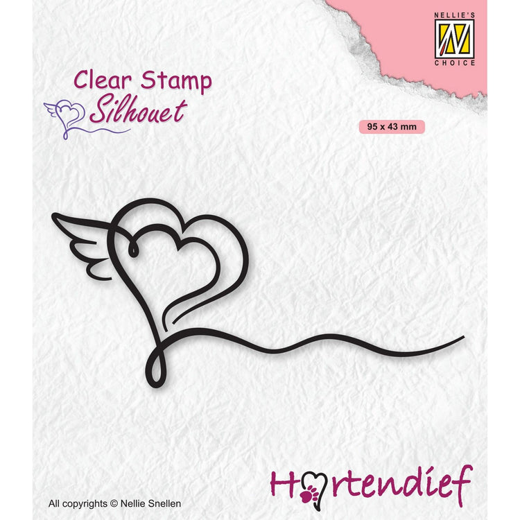 Nellie's choice • silhouet clear stempels hartedief serie hearts
