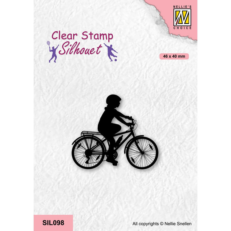 Nellie's choice • silhouet clear stempels sports serie cycling-2