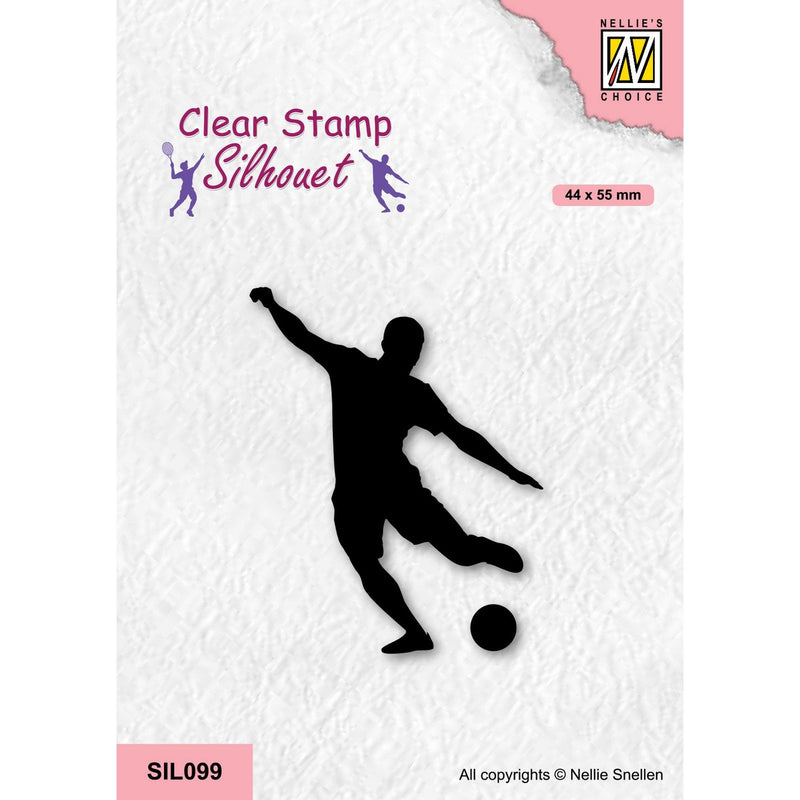 Nellie's choice • silhouet clear stempels sports serie footbal player