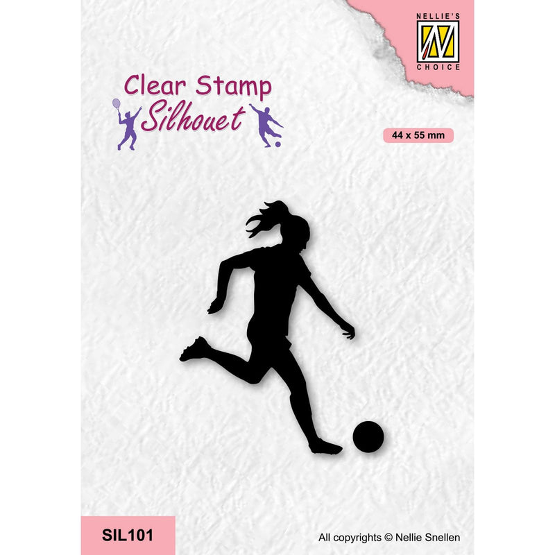 Nellie's choice • silhouet clear stempels sports serie women football