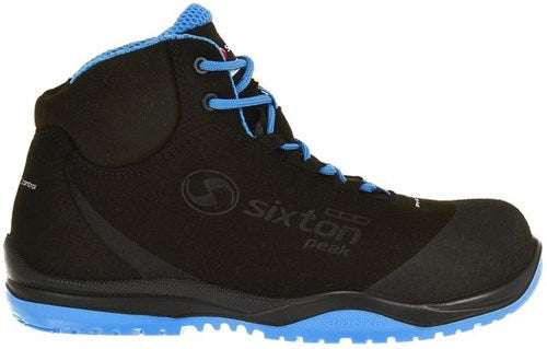 Sixton peak 91370-01 cuban hoog s3 src esd | zwart blauw | maat 45 - 00.091.104.45