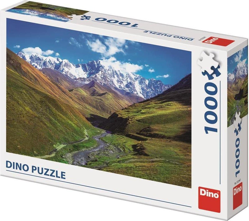Dinotoys dino puzzel - šchara de hoogste berg in georgië - 1000 stukjes