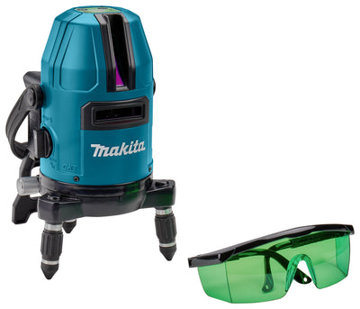Makita sk10gdz | kruislijnlaser groen | 12 v max | zelfnivellerend | zonder accu's en lader - sk10gdz