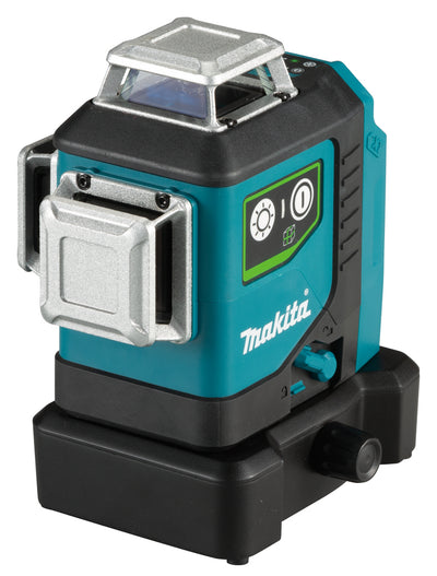 Makita sk700gd | 12 v max | kruislijn laser groen | 3x 360° | body | zonder accu's en lader - sk700gd