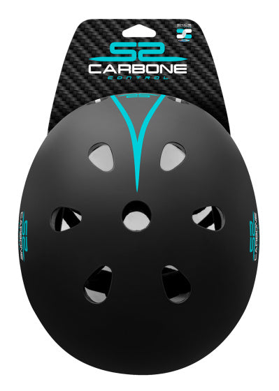 Skids control Carbone Skatehelm Verstelbaar Zwart maat 53-57 cm