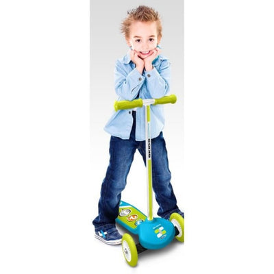 Skids control 3-wiel Kinderstep Voetrem Blauw Groen